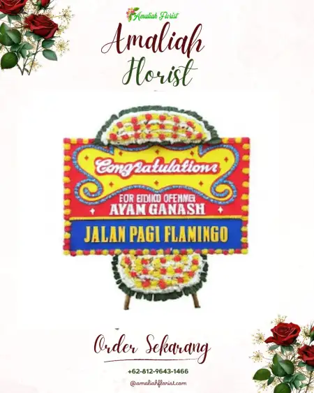 Sewa Papan Bunga Bunga Tanjung
